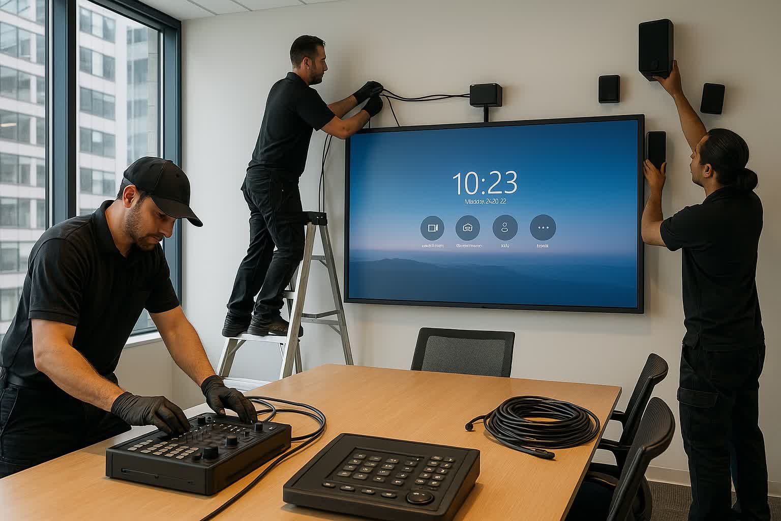 audio visual equipment installation0