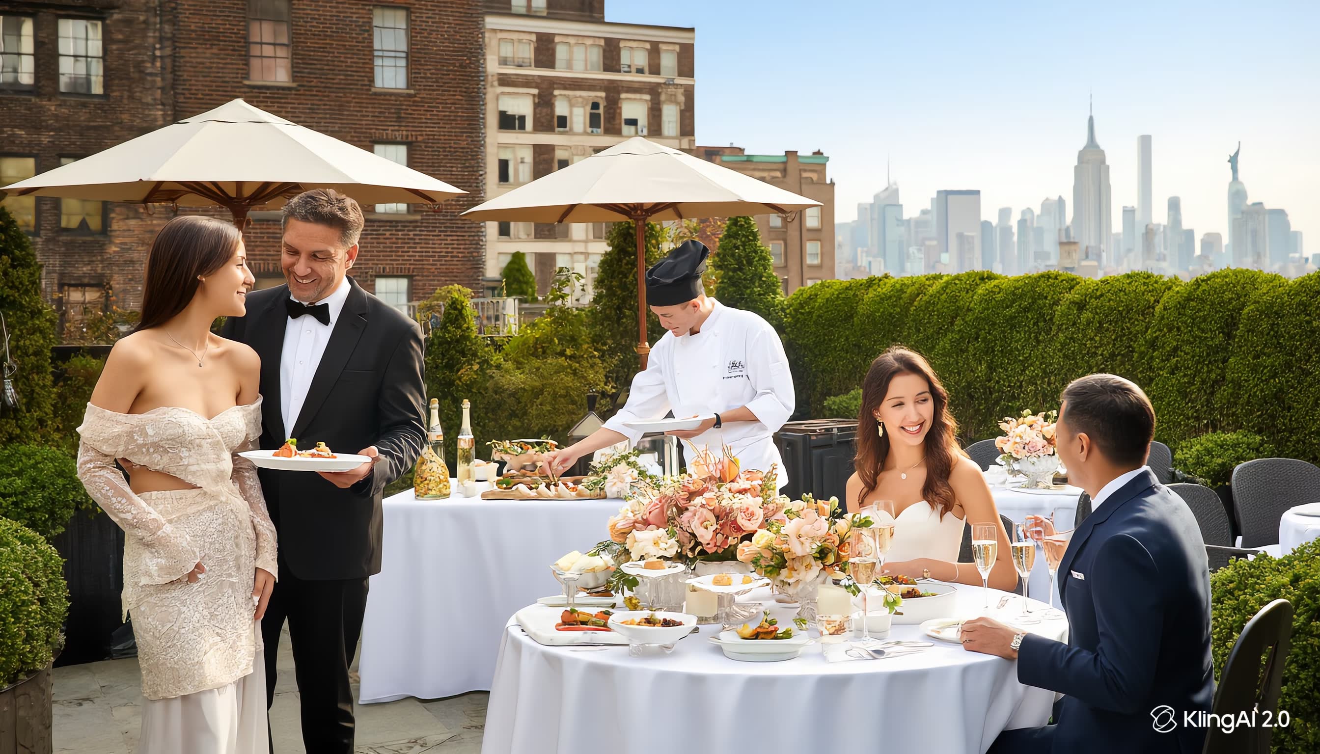 Wedding catering NYC – farm-to-table courses paired with ambient lighting