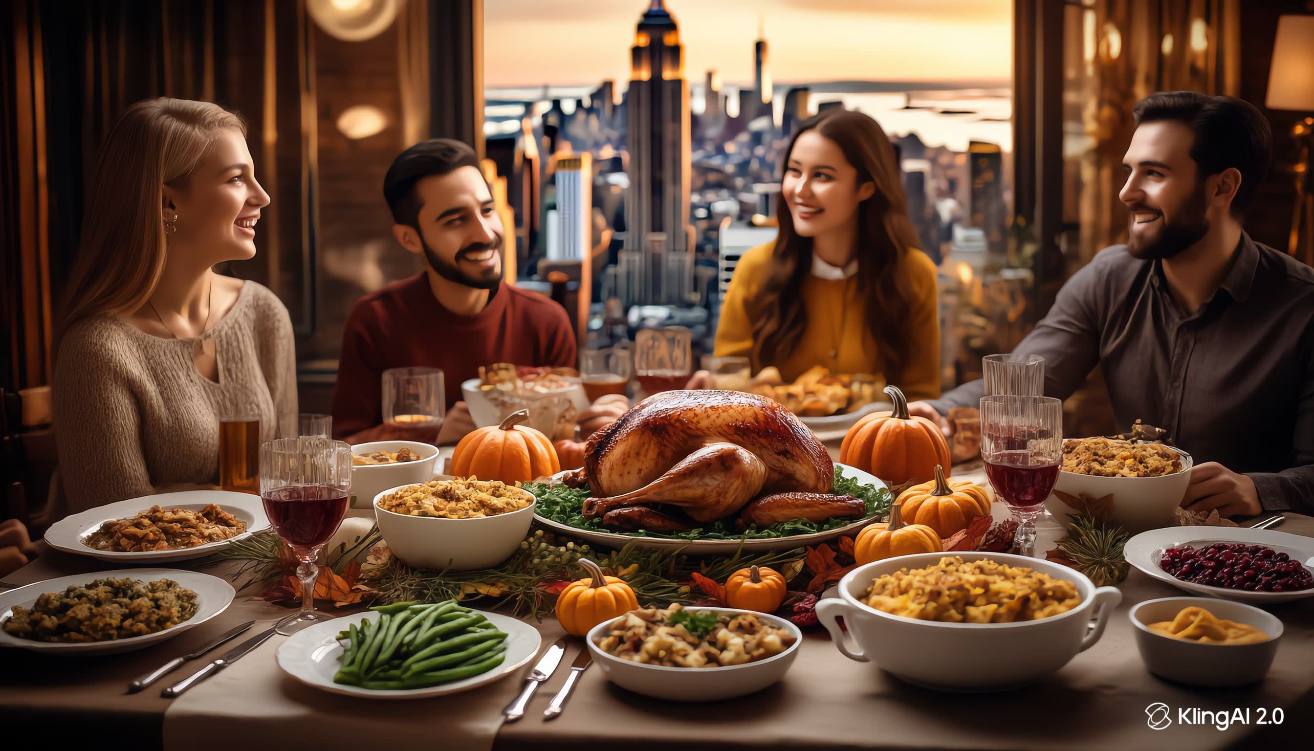 Thanksgiving and holiday catering NYC – family-style carving stations