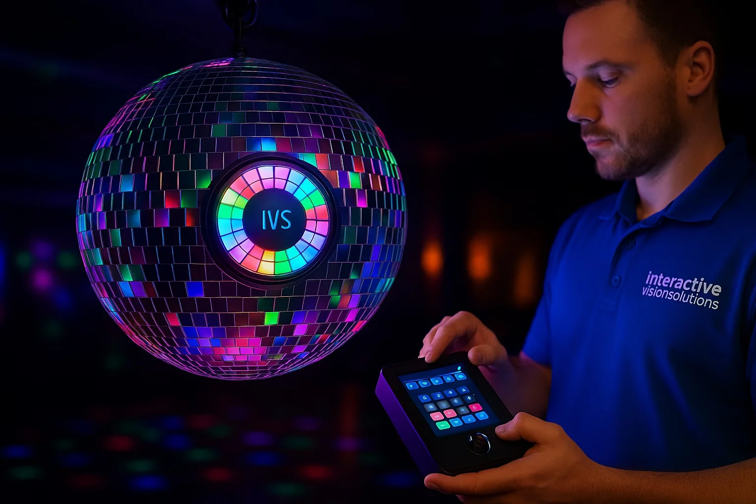ADJ Revo 4 IRC 24 inch LED disco ball with wireless DMX control NYC