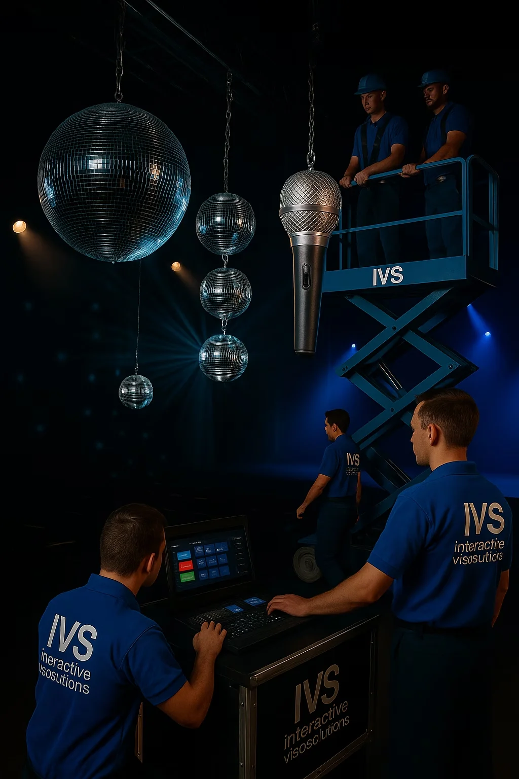 Broadway disco ball rental service