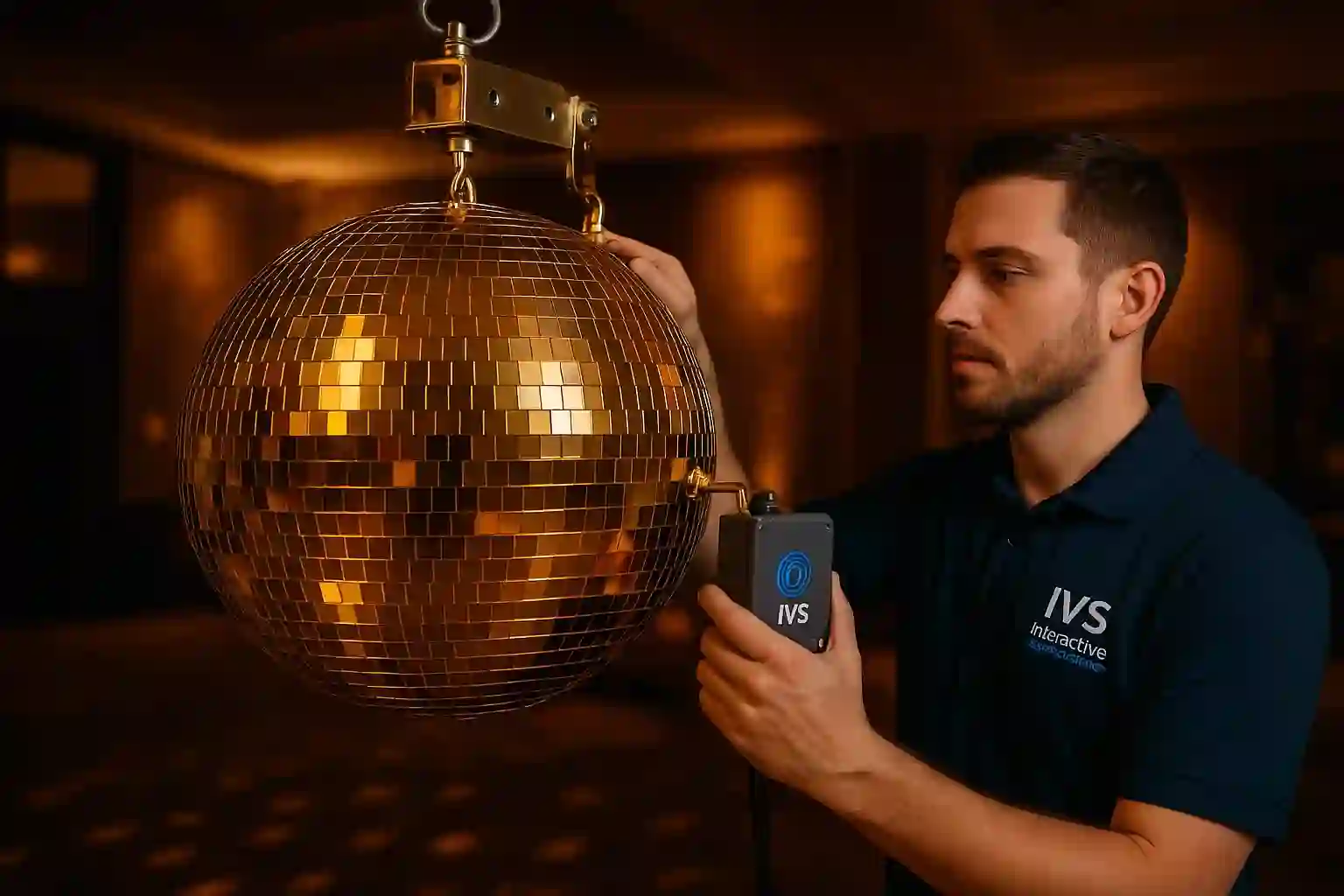 24k gold leaf and custom branded disco ball rental NYC for luxury events