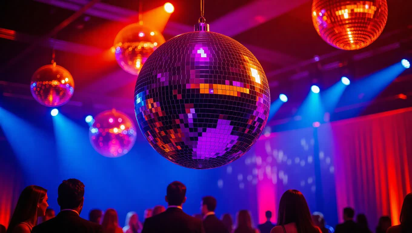 Disco ball rental NYC - Book professional installation for your next event!
