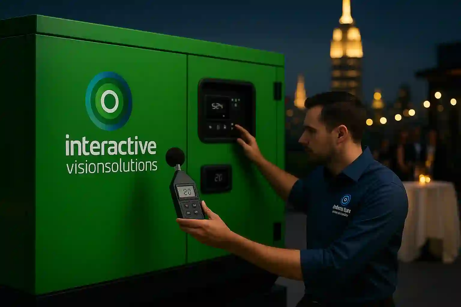 Silent whisper generator rental NYC - ultra-quiet operation for noise-sensitive events