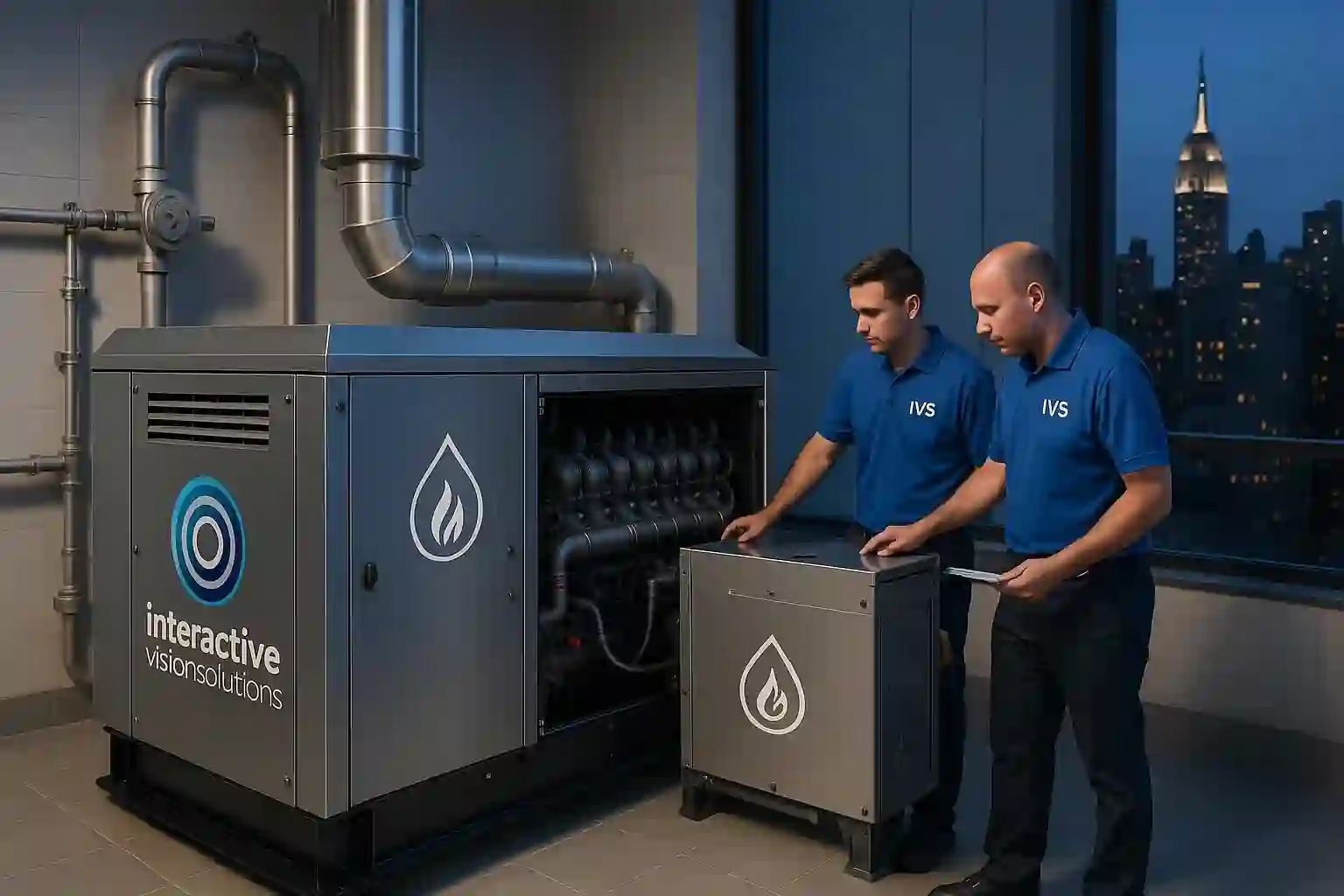 Natural gas generator rental NYC - for venues with existing gas lines