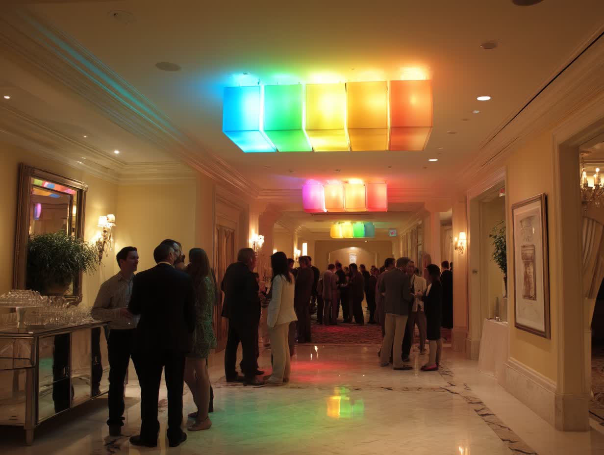 emergency LED lighting rental NYC pop-up events Times Square activation