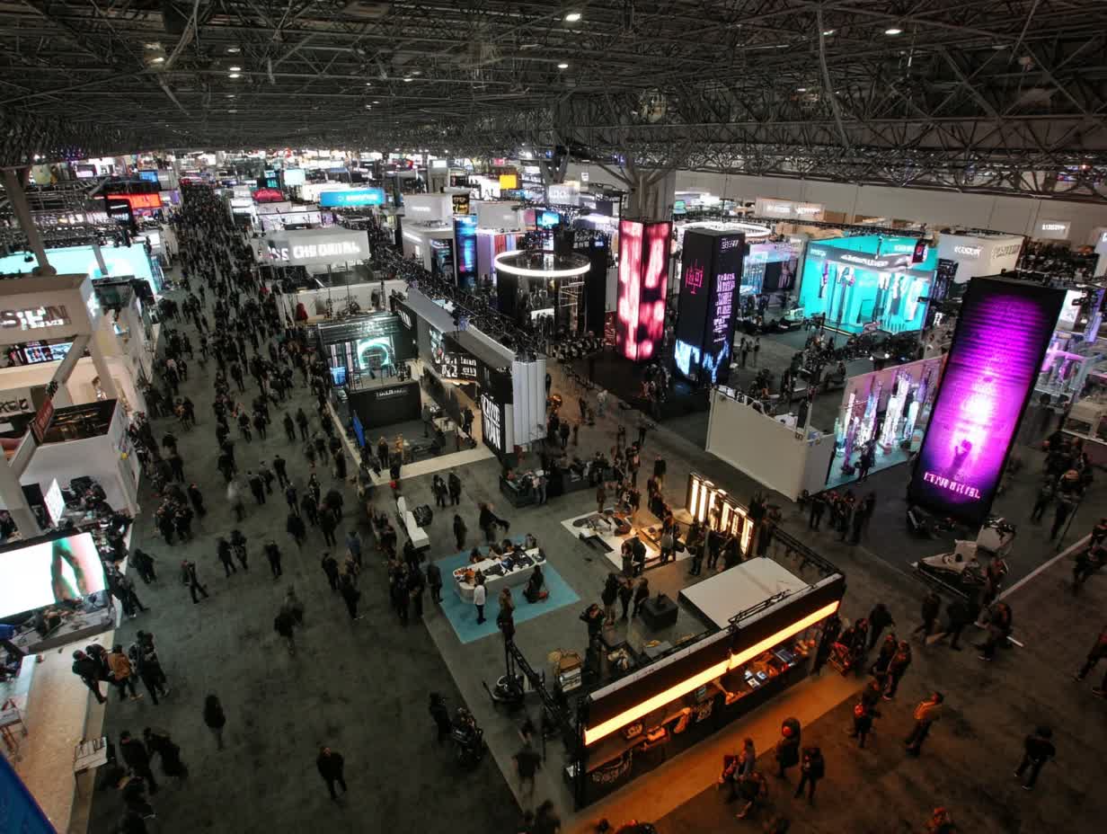 led totem display rental1