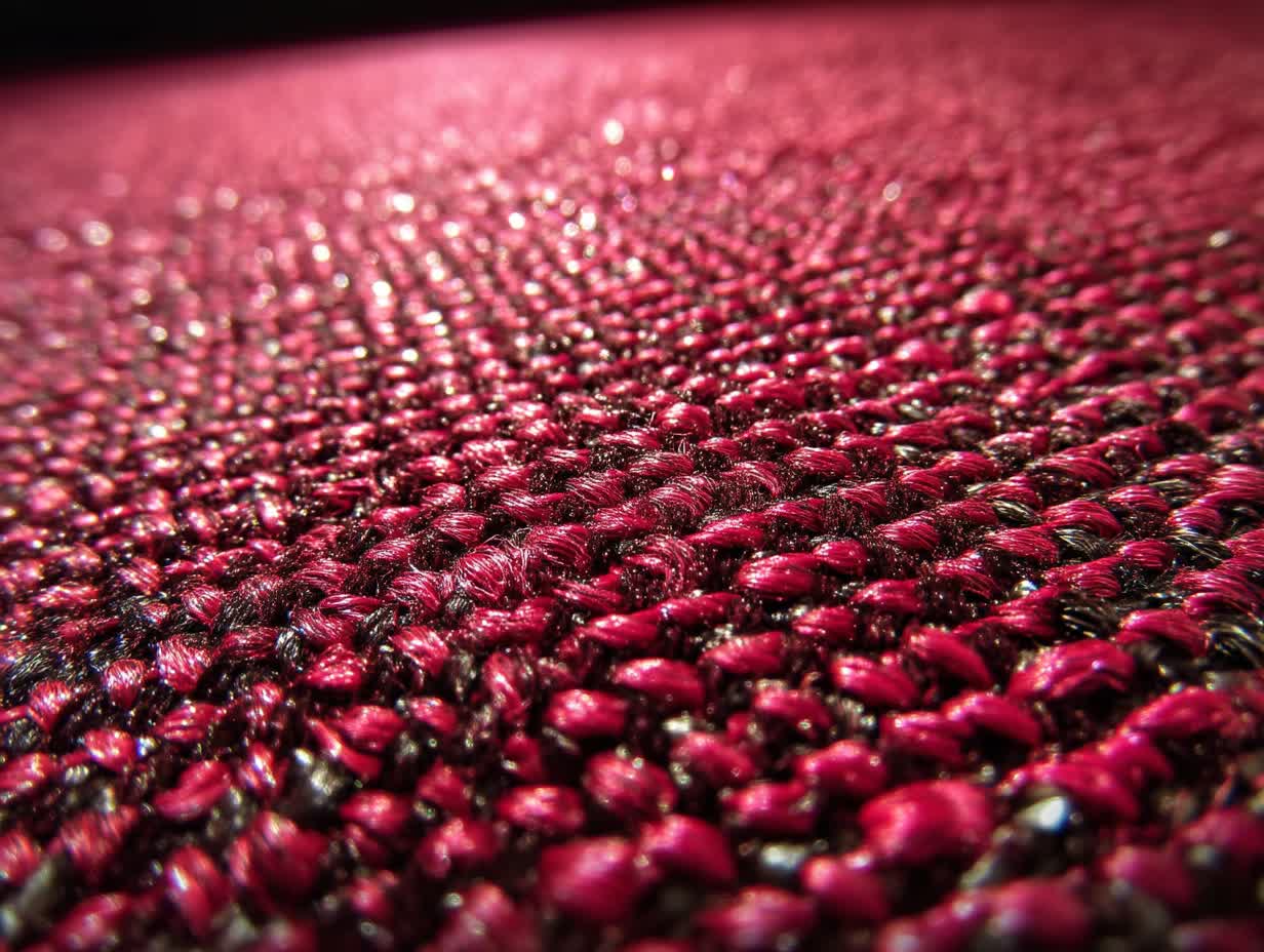 Luxury red carpet rental setup in Manhattan with professional lighting and stanchions for VIP event entrance