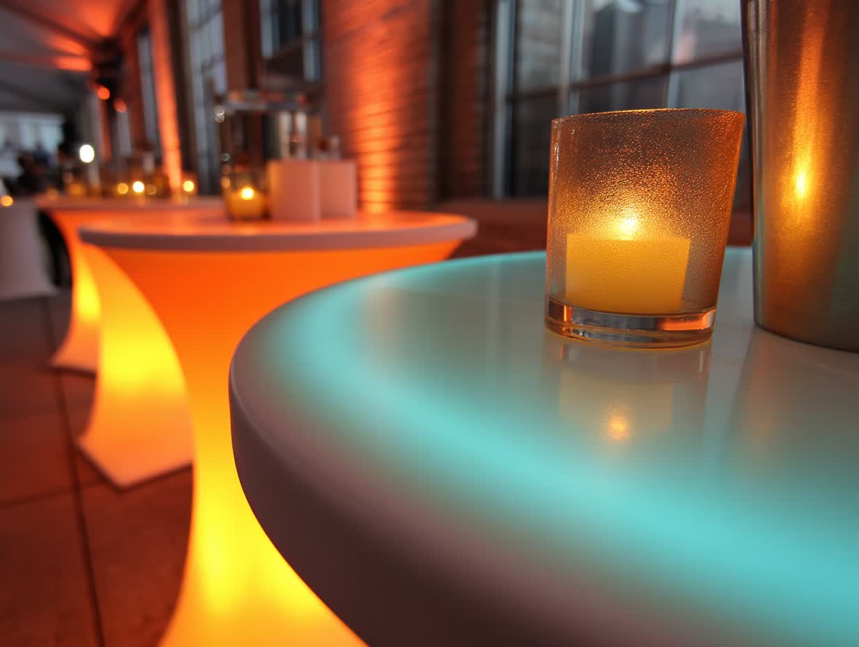 Immersive brand activation event in NYC with custom lighting and AV rentals from IVS