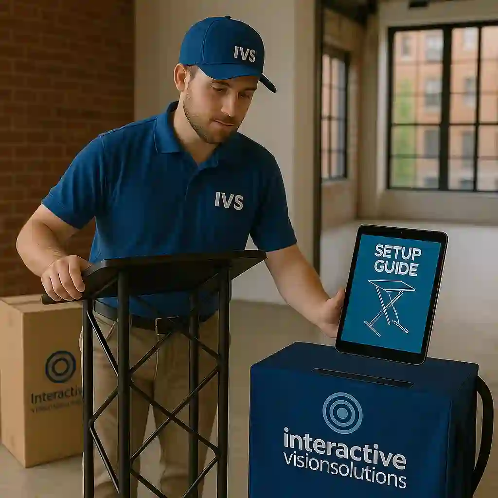 Brooklyn folding lectern rental package