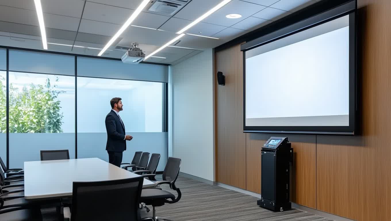 High-end laser projector installation overcoming challenging lighting conditions in historic Manhattan venue with architectural constraints