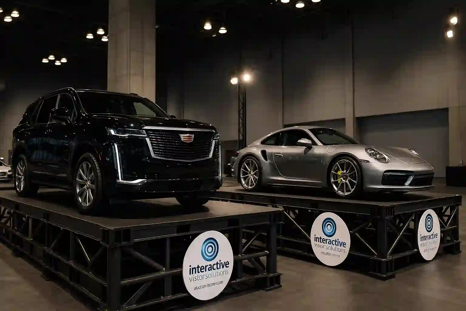 Heavy duty stage rental NYC - industrial strength platforms for equipment displays