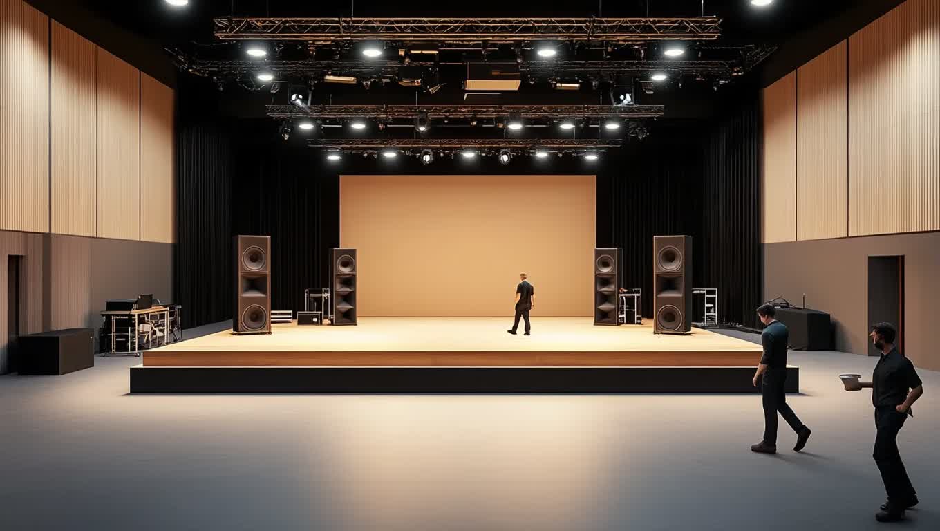 LED runway and 360-degree projection mapping in NYC